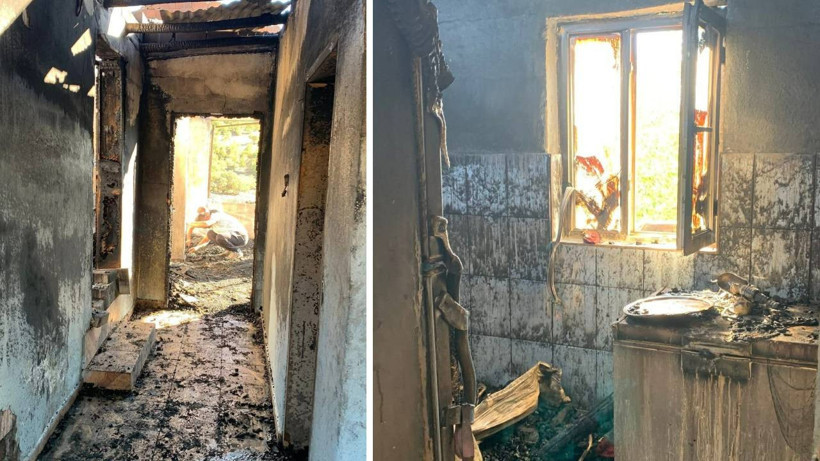 Elazığ'da Yangın Çıkan Ev Küle Döndü