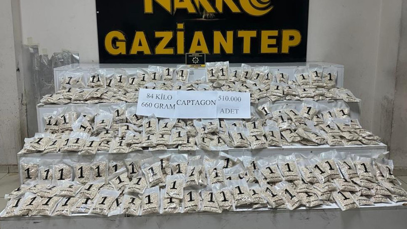 Gaziantep'te Uyuşturucu Operasyonu: Tam 510 Bin Adet...