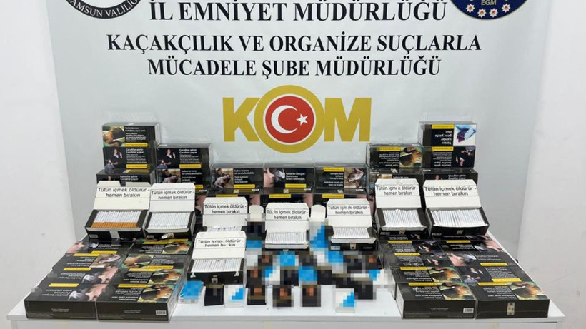 Samsun’da Uyuşturucu ve Kaçakçılık Operasyonu