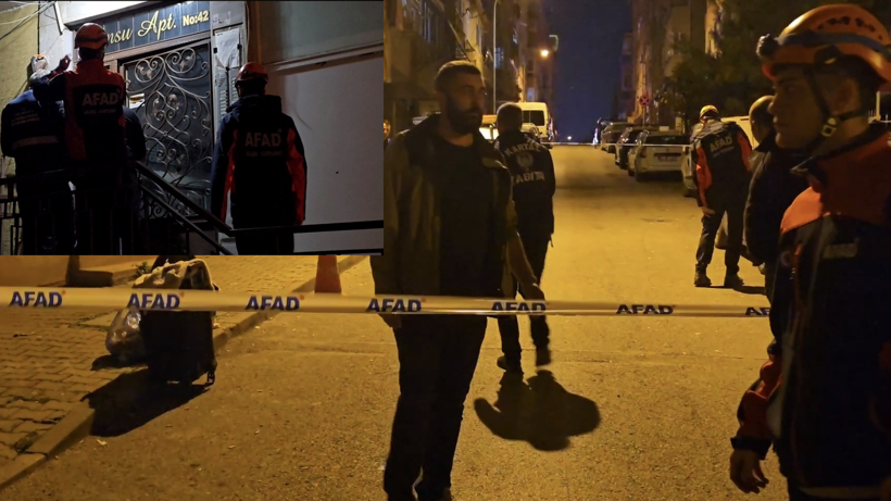 Kartal'da Panik Anları! Kolonlar Çatladı, Bina Mühürlendi