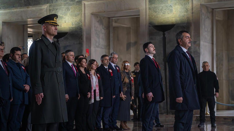 Bakan Tekin ve 81 İlden Gelen Öğretmenler Anıtkabir’de