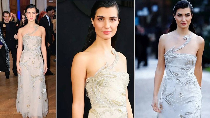 Tuba Büyüküstün Suudi Arabistan’dan Sonra Şimdi de Paris’e Damga Vurdu,  Mankenlere Taş Çıkarttı - Resim : 1