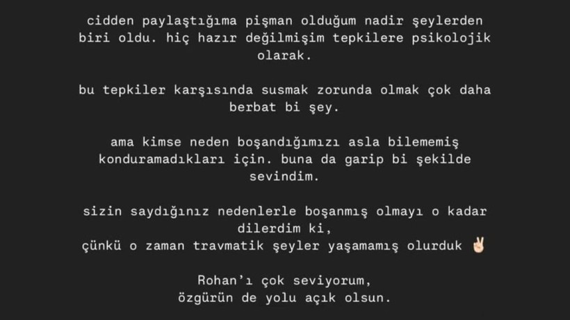 Boşanmanın Ardından Yaptığı Paylaşımla Herkesi Şaşırttı - Resim : 1