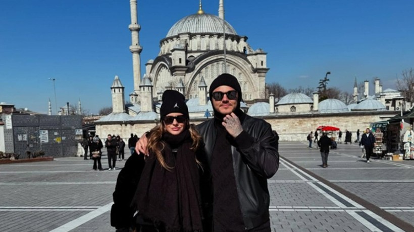 Icardi ve Sevgilisinden İstanbul Tarihinde Bir İlk, İlham Perisi Oldular - Resim : 1