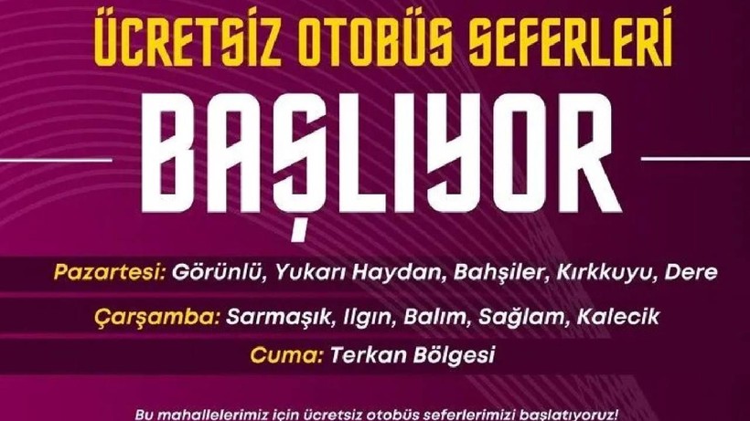 Ulaşımda Ücretsiz Otobüs Seferleri Başladı: Belediye Resmen Duyurdu - Resim: 3