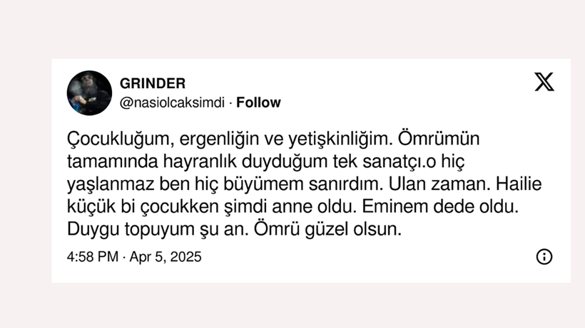 52 Yaşında Dede Olan Dünyaca Ünlü Rapçi Eminem Sosyal Medyayı Salladı, Yorum Üstüne Yorum Yağdı - Resim : 3