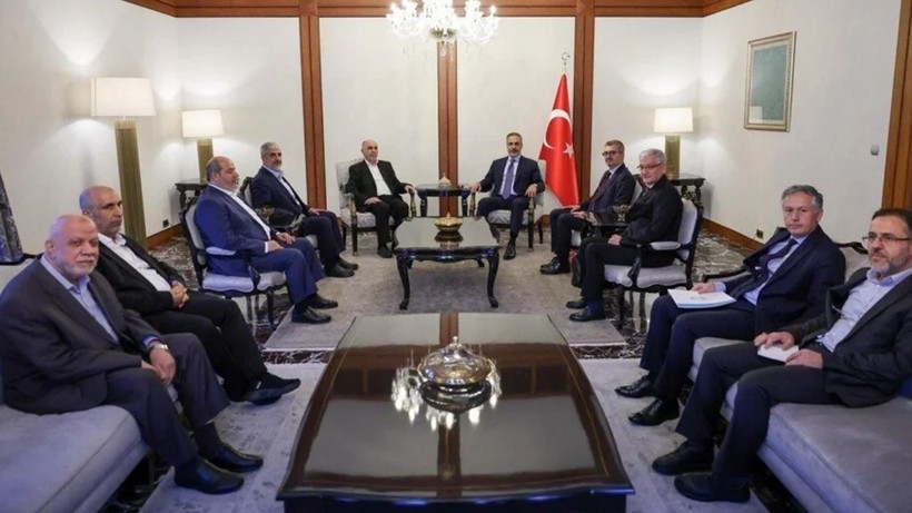 Ankara'da Kritik Temas: Bakan Fidan, Hamas Heyeti ile Görüştü - Resim : 1