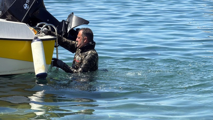 Bodrum’da Korkutan Görüntü! Denizden Çıktı, Tam 2 Ton - Resim : 1