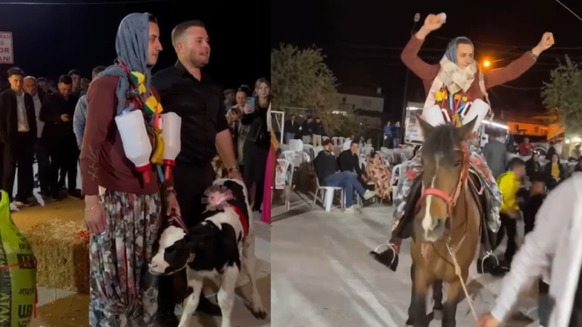 Eşi Benzeri Görülmemiş Takı Merasimi! Ne Altın Ne Para Gelin ve Damada İlginç Hediye - Resim : 2