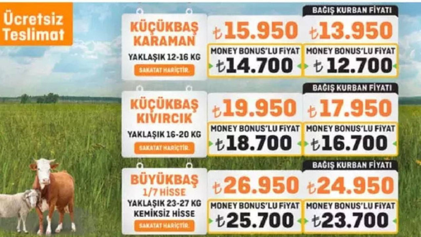 Migros 2025 Kurbanlık Fiyatları Belli Oldu: İşte Küçükbaş ve Büyükbaş Kurban Ücretleri - Resim: 3