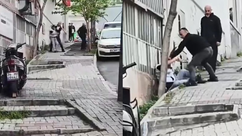İki Sokak İki Dehşet! Biri Kafasında Şişe Kırdı, Diğeri Üstüne Çıkıp Tokatladı - Resim : 2
