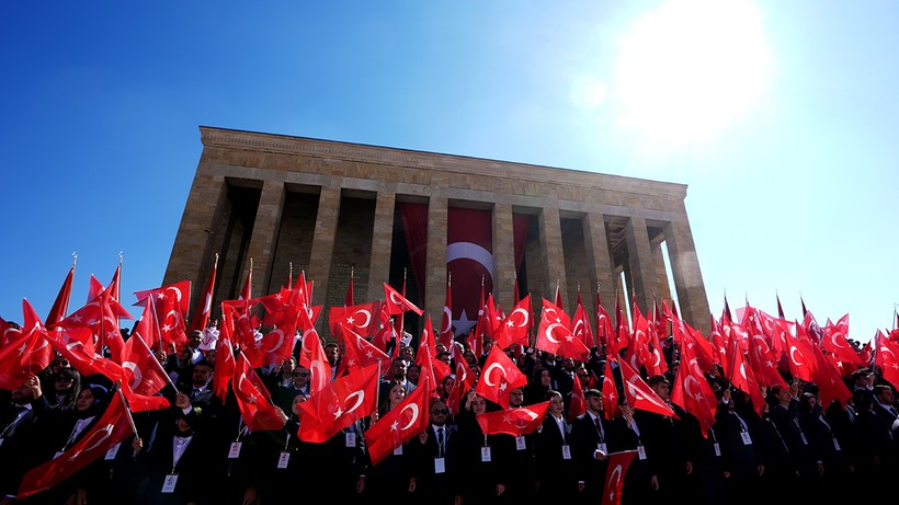 Anıtkabir’de 19 Mayıs Coşkusu! 81 İlden Gençler Akın Etti - Resim : 2