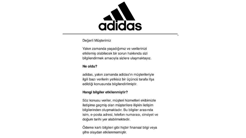 Adidas'tan Alışveriş Yapanlar Yandı! Türkiye'deki Müşterilerine Mail Gitti! Büyük Skandal Patladı - Resim: 3