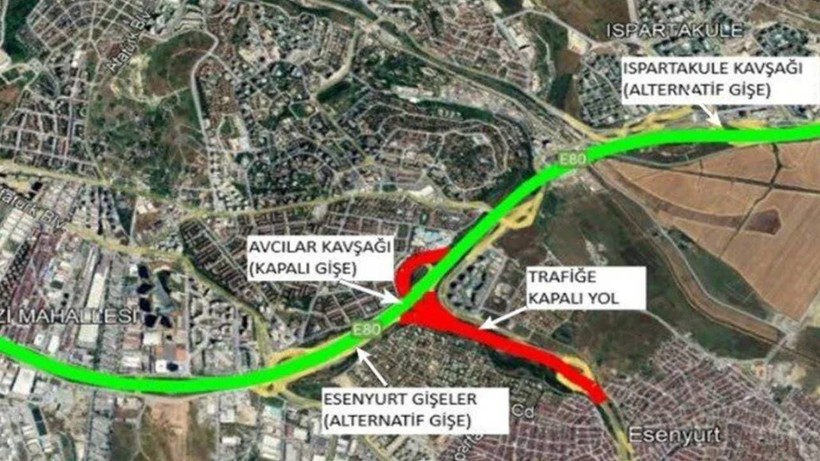 Avcılar'dan Trafiğe Çıkacaklar Dikkat, Tarih Netleşti! Giriş ve Çıkışlar Kapatılacak - Resim: 2