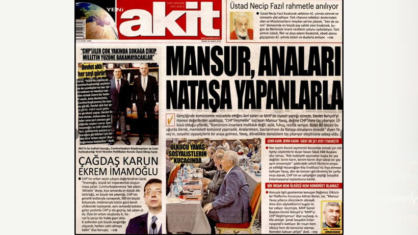 Yeni Akit’ten Skandal 'Mansur Yavaş' Manşeti! Sert İfadeleri Peş Peşe Sıraladı - Resim : 3