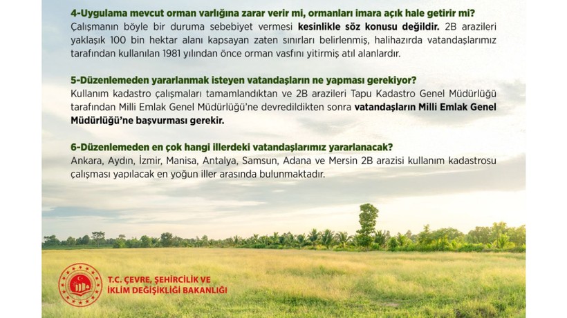 2B Arazilerinde Tapu Süreci Böyle İşleyecek: Tüm Sorular Yanıt Buldu - Resim: 4