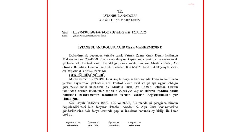 17 Yaşındaki Batın'ın Ölümüne Neden Olmuştu! Fatma Zehra Kınık’tan Utandıran Talep - Resim : 3