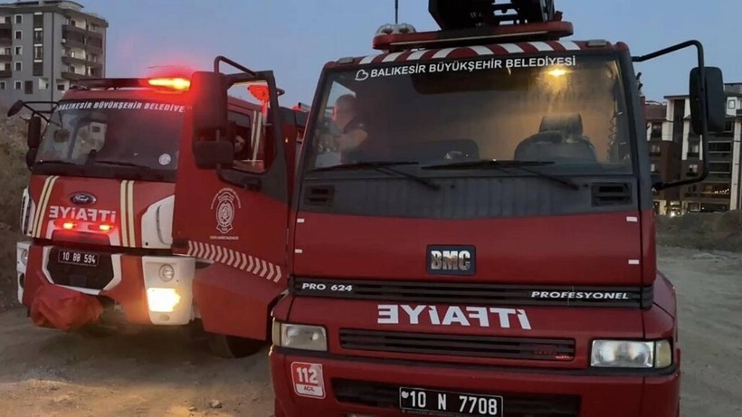 Edremit’te Zeytinlik Yangını - Resim : 1