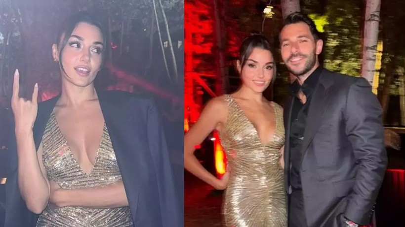 Sabancılar'ın Gelin Adayı Hande Erçel, Beyrut'a Damga Vurdu! Elbisesiyle Büyüledi, Sevgilisiyle Mutluluk Pozu Verdi - Resim : 2