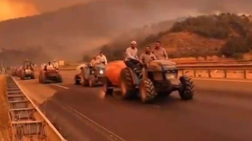 Bilecik’te İznikli Çiftçilerden Hayat Konvoyu! Traktörlerini Felaketin Ortasına Sürdüler… Zamanla Yarışın Gizli Kahramanları - Resim : 4