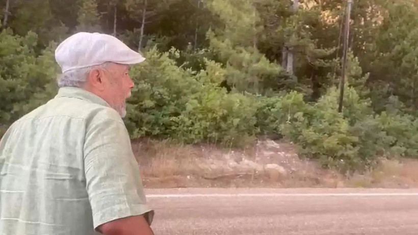 Alevlerin Arasında Yürek Burkan Anlar: Gözyaşlarıyla Her Yerde Eşini Aradı - Resim : 1