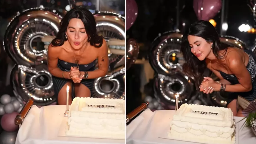 Nesrin Cavadzade’nin Pastası Sosyal Medyada Olay Oldu! Notu Görenler Tekrar Tekrar Okudu - Resim : 2