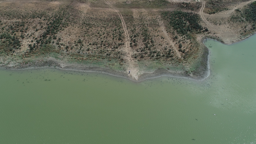 Tekirdağ'da Korkutan Manzara! Sular Çekilince Ortaya Çıktı - Resim : 1