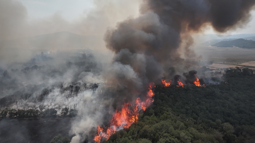 Çanakkale’nin Nefesi Kesildi! Kahreden Değişim… Bir Köşede Devam Eden Alevler Bir Köşede Küle Dönen Bahçeler - Resim : 1