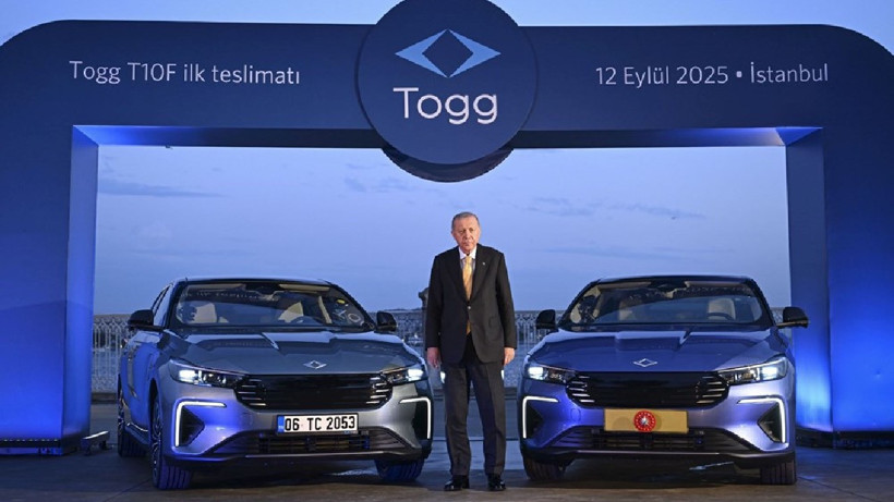 Cumhurbaşkanı Erdoğan Togg'un Yeni Modelini Test Etti! Yerli Otomobil T10F Artık Yollarda - Resim : 5