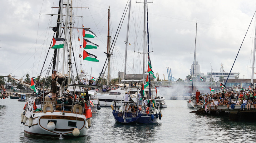 Saldırı Altındaki Sumud Filosu Gazze İçin Yola Devam Ediyor: İspanya ile İtalya'dan Dev Adım - Resim : 2