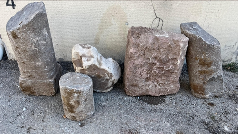Çankırı'da Jandarmanın Dikkati Gizli Tarihi Taşları Ortaya Çıkardı - Resim : 1
