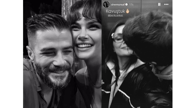 Uzak Şehir’in Alya’sı Sinem Ünsal İle Sevgilisi Berk Cankat'ın Romantik Asansör Pozları Olay Oldu - Resim : 1