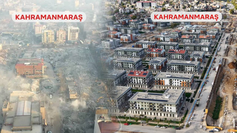 'Asrın Felaketi'nin Yaraları Sarılıyor! Yıkımdan Umuda Yolculuk... İşte Deprem Bölgesinin Öncesi ve Sonrası - Resim : 4