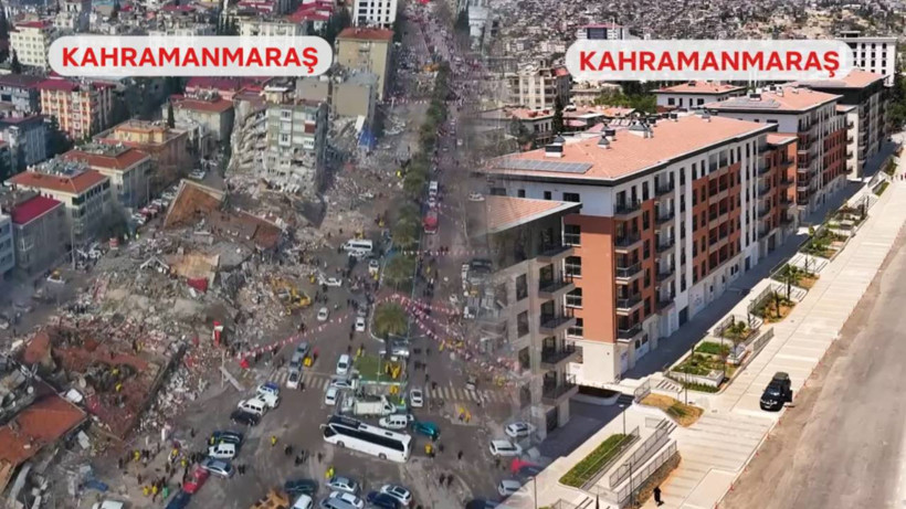 'Asrın Felaketi'nin Yaraları Sarılıyor! Yıkımdan Umuda Yolculuk... İşte Deprem Bölgesinin Öncesi ve Sonrası - Resim : 3