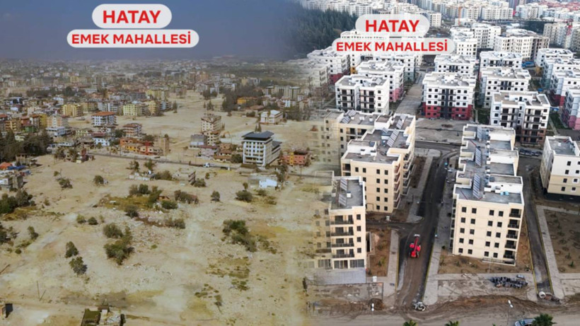 'Asrın Felaketi'nin Yaraları Sarılıyor! Yıkımdan Umuda Yolculuk... İşte Deprem Bölgesinin Öncesi ve Sonrası - Resim : 6