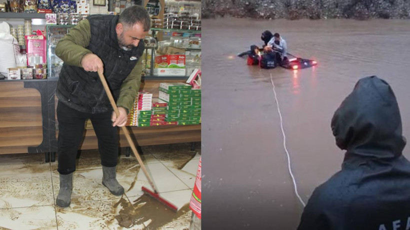 Antalya'yı Sağanak Vurdu: Yollar Kapandı, Ev ve İş yerlerini Su Bastı - Resim : 2