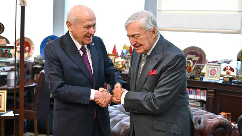 MHP Genel Başkanı Bahçeli, Rahmi Koç ve Ali Koç'u Kabul Etti - Resim : 1