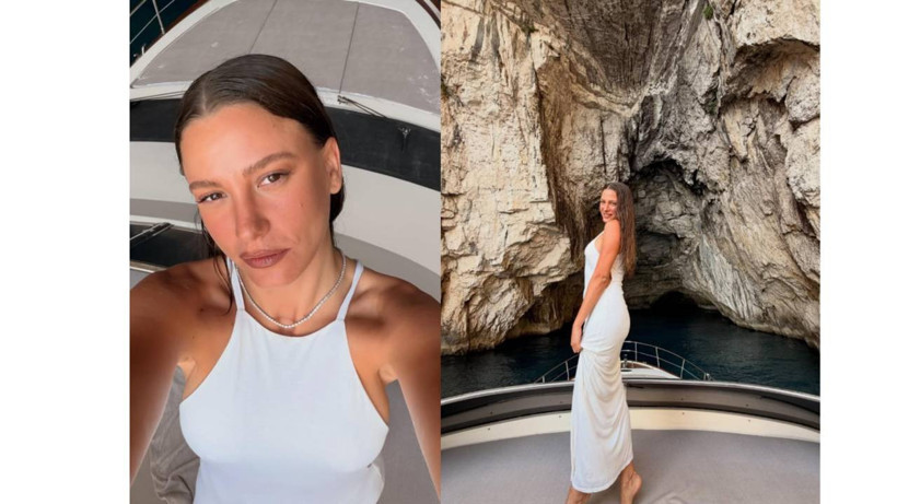 Serenay Sarıkaya’nın Tatil Paylaşımları Sosyal Medya Sallandı - Resim : 1