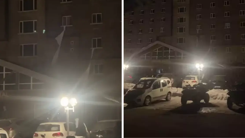 Bolu'da Yangın Faciasında Can Pazarı: Çarşafları Sarkıtıp Kurtulmaya Çalıştılar - Resim : 3