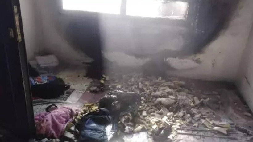 Yürekleri Ağza Getiren Yangın, 7’si Çocuk 9 Kişi Ölümle Burun Buruna Geldi - Resim : 2