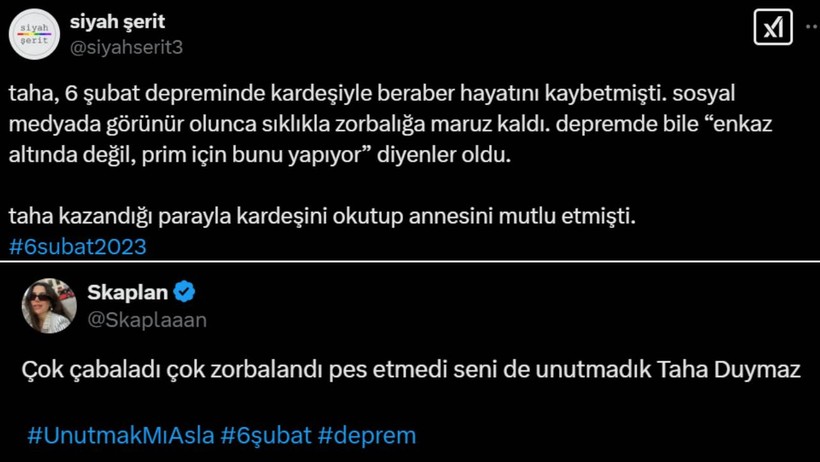Depremde Hayatının Baharında Ölen Fenomen Taha Duymaz'a Ağlatan Vefa, Görenlerin Yüreği Yandı - Resim : 5