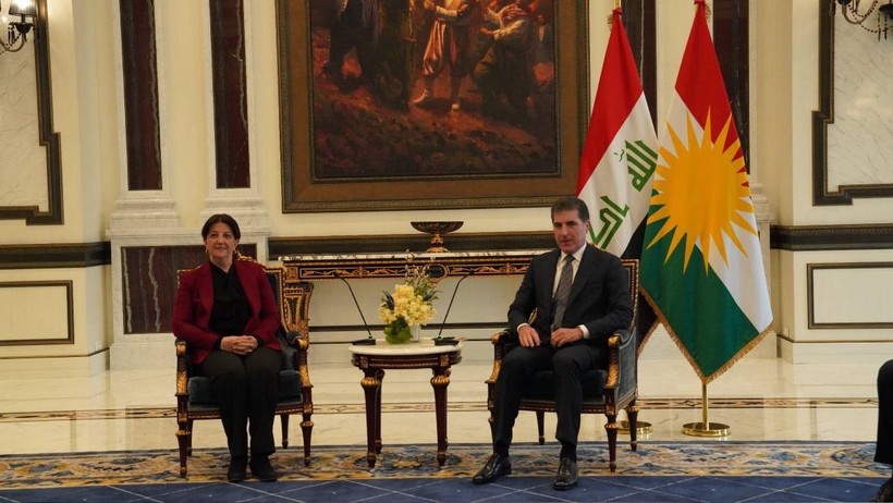 DEM Parti İmralı Heyetinden Erbil’de Kritik Temas, Neçirvan Barzani ile Görüştüler - Resim : 1