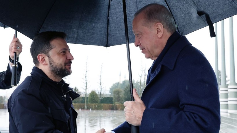 Cumhurbaşkanı Erdoğan ile Zelenskiy Görüşmesi Başladı - Resim : 2
