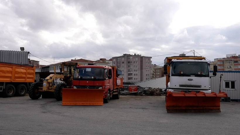 Maltepe'de Kar Alarmı Verildi: Ekipler Sahaya indi - Resim : 1
