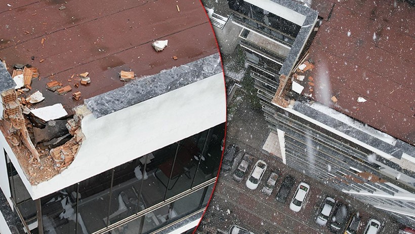 İstanbul’da Korkutan Anlar! Bir Binaya Yıldırım Düştü, Yaralı Var - Resim : 2