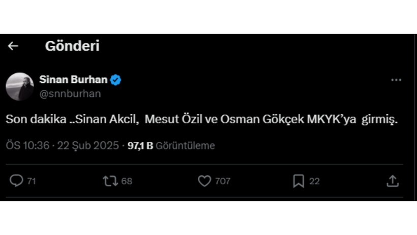 Kongreye Saatler Kala Bomba Kulis: Sinan Akçıl ve Mesut Özil AKP Yönetimine mi Girdi? - Resim : 2