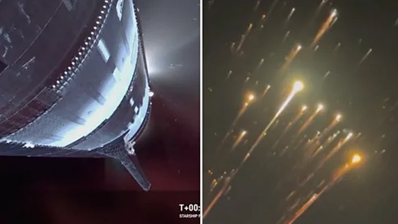 SpaceX’in Dev Roketi Havada Alev Topuna Döndü! - Resim : 1