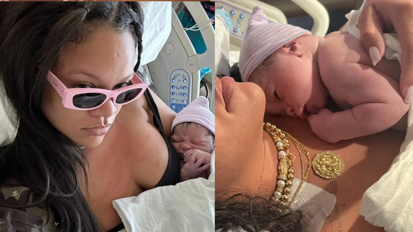 Rihanna'nın Doğum Fotoğrafı Dile Düştü, 'Sahneye Gider Gibi...' - Resim : 1