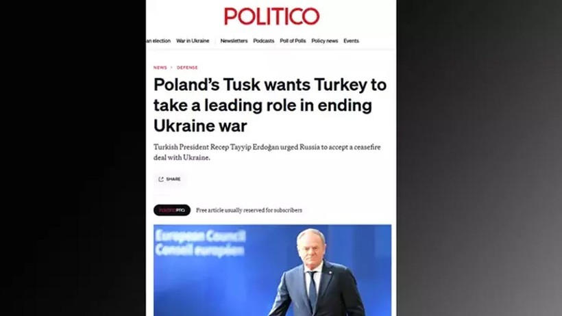 Cumhurbaşkanı Erdoğan, Donald Tusk Görüşmesi Dünya Manşetlerinde: Ateşkeste Beklenmedik Aktör - Resim : 2