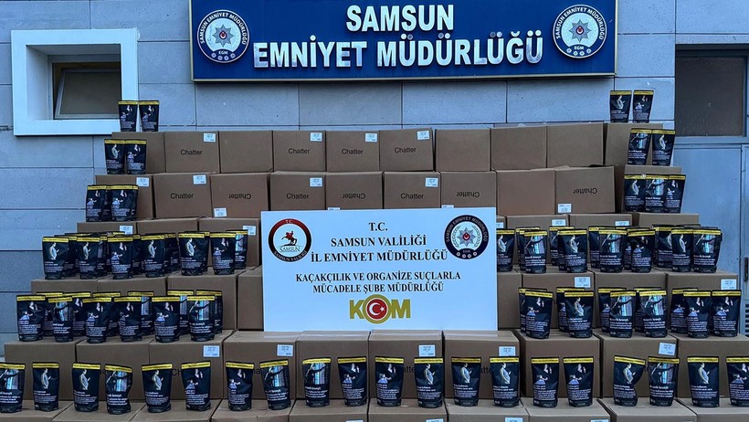 Samsun’da 650 Kilo Kaçak Tütün Ele Geçirildi - Resim : 1